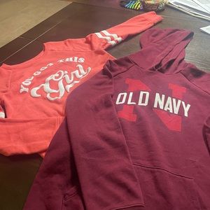 Old Navy Sweatshirts size 14 and 16